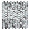 Andova Tiles ANDOVA TILES Orb 0.75" x 0.75" Metal Penny Round Mosaic Tile ANDORB250